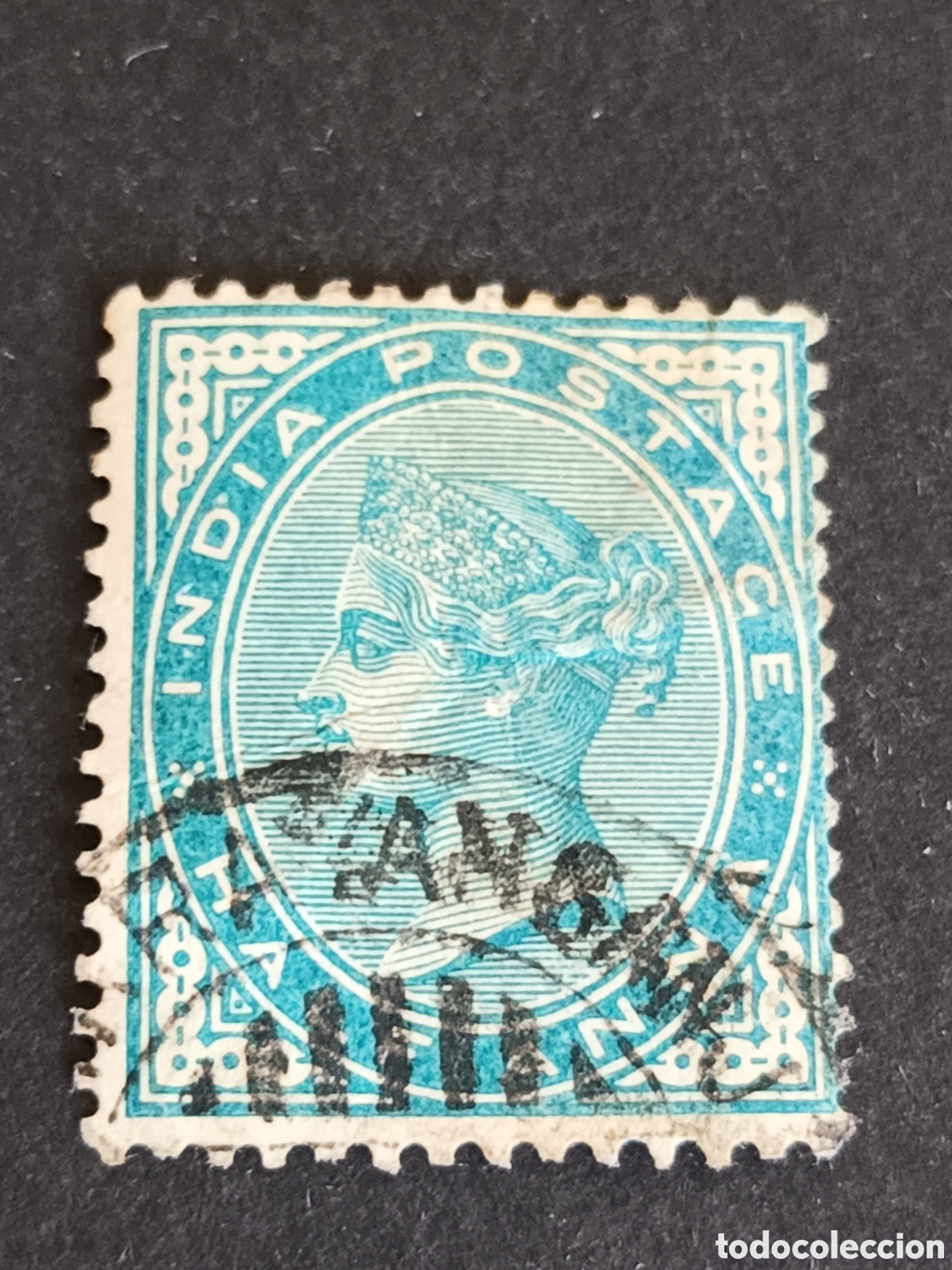 Sellos: INDIA. SELLO CL&Aacute;SICO. USADO. - Foto 1