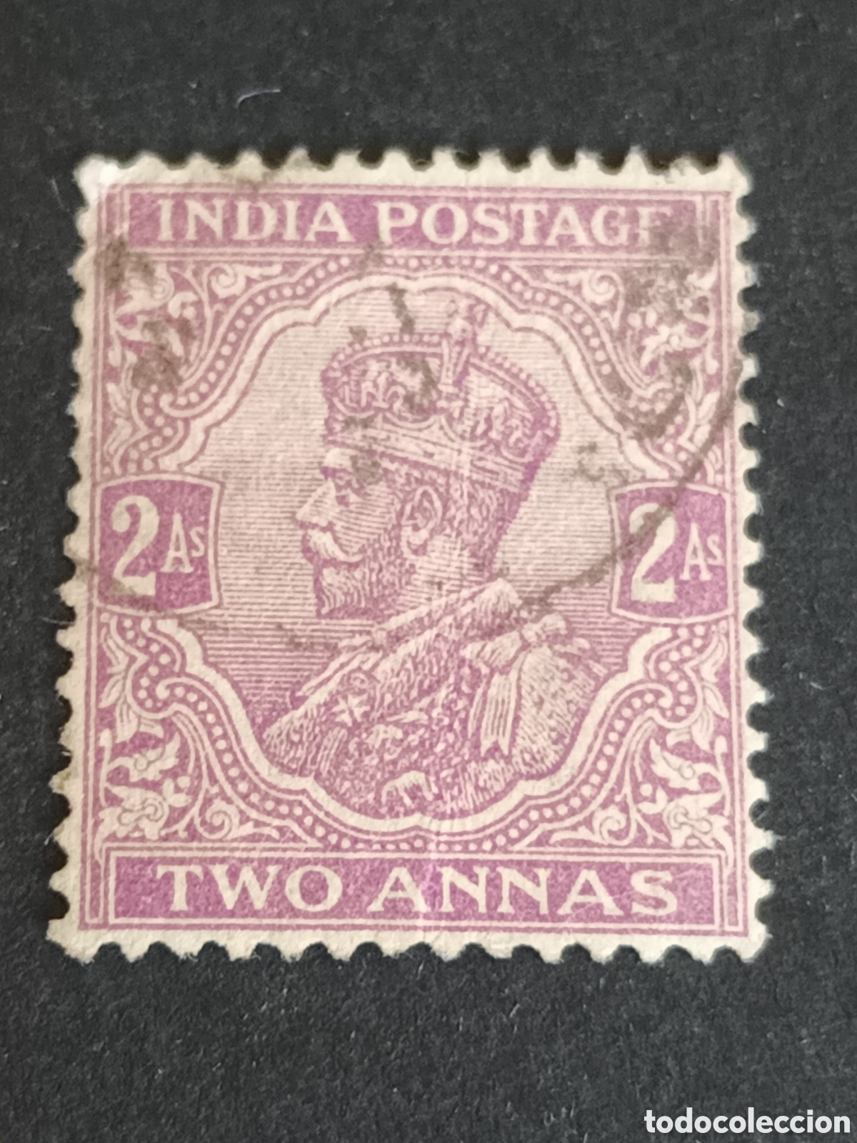 Sellos: INDIA. SELLO CL&Aacute;SICO. USADO. - Foto 1
