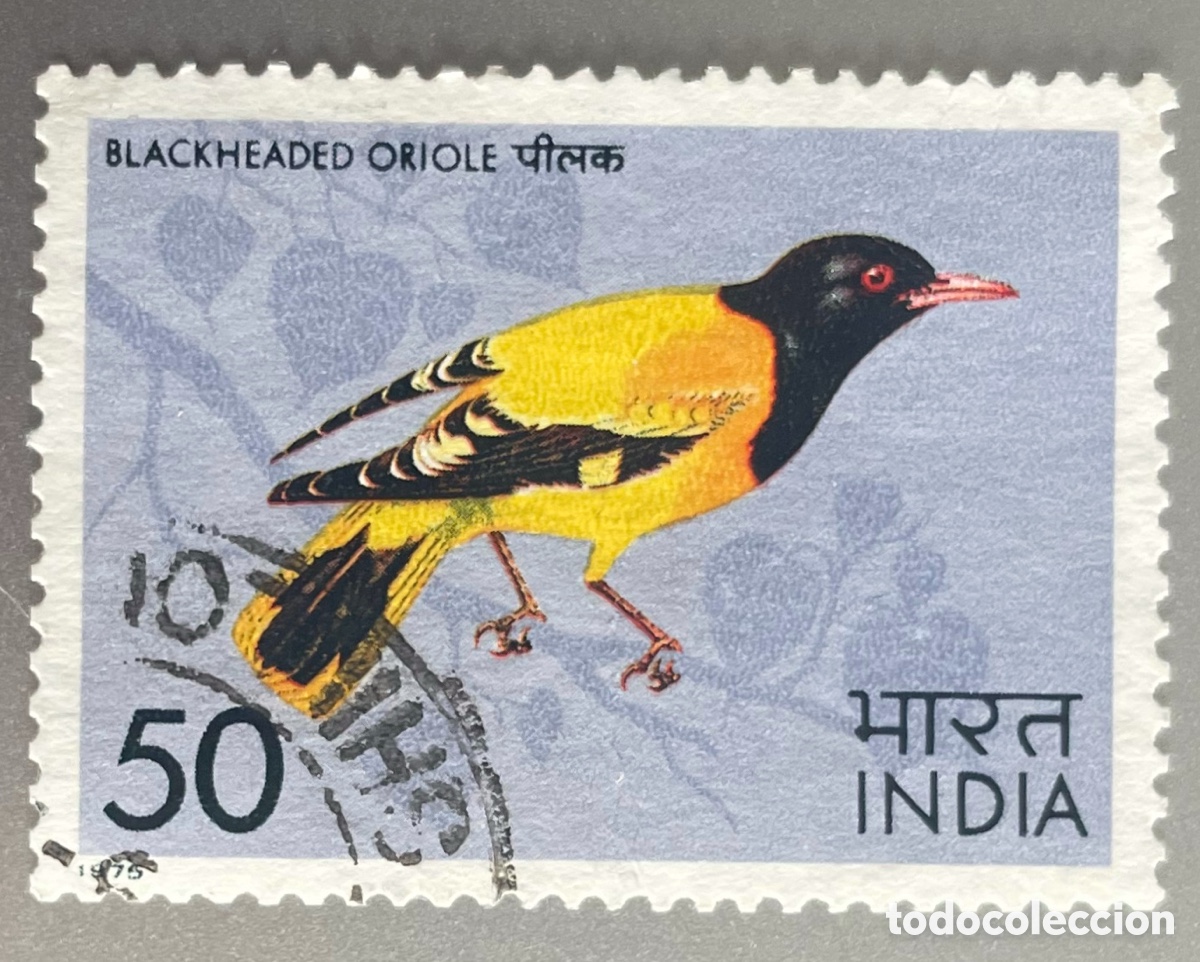 Sellos: India. P&aacute;jaros. Aves. 1975 - Foto 1