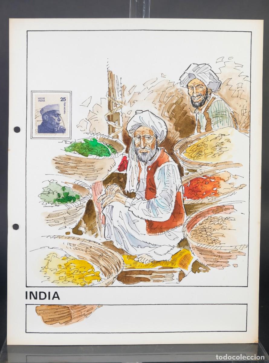Sellos: Lote de 16 sellos de la India - Foto 2