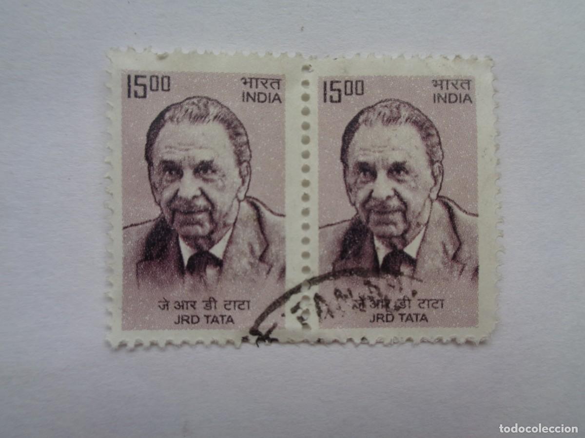 Sellos: LOTE DE 2 SELLOS DE LA INDIA - Foto 1