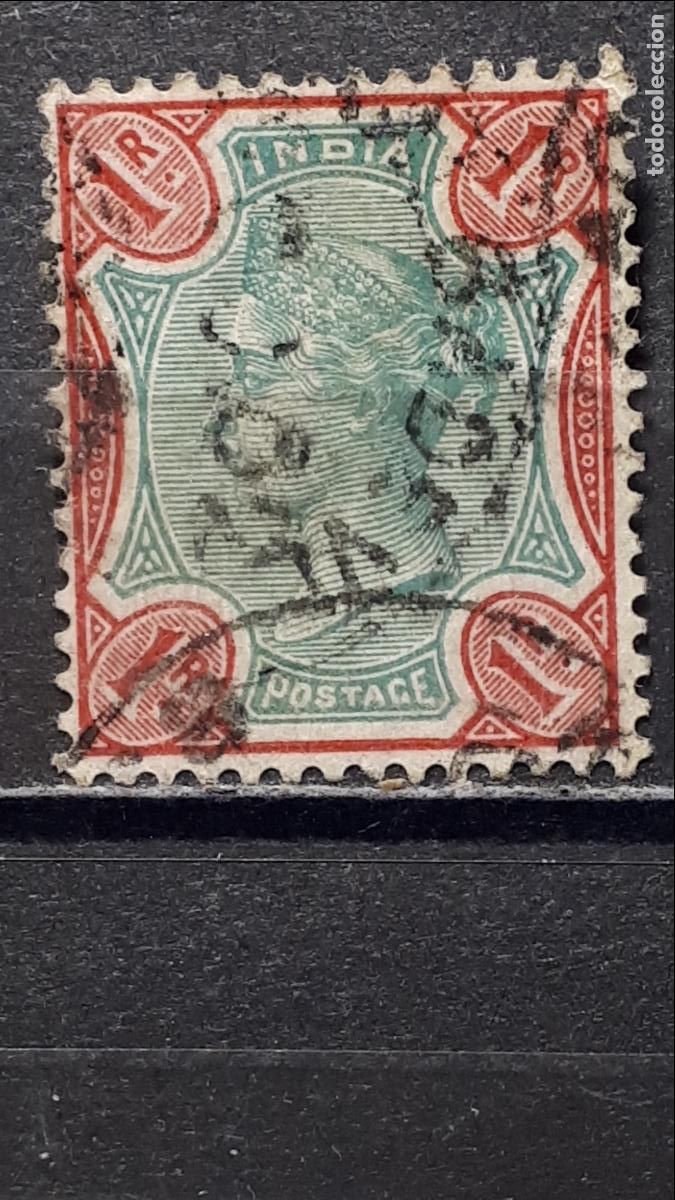 Sellos: INDIA inglesa . A&Ntilde;O 1892. &deg;. YVERT 48 - Foto 1