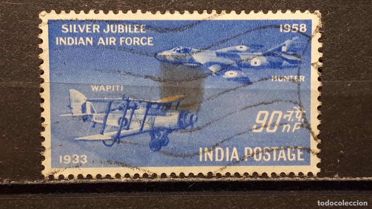 Sellos: INDIA. A&eacute;reo YVERT 8 - Foto 1