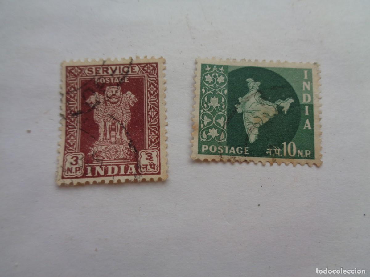 Sellos: LOTE DE 2 SELLOS DE LA INDIA - Foto 1