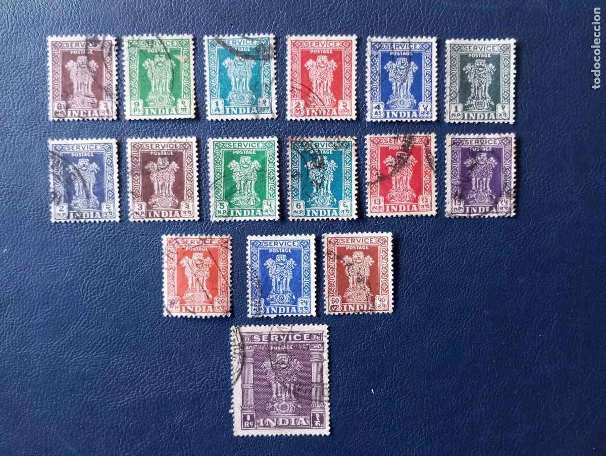 Sellos: INDIA, SELLOS DE SERVICIO, 1950/7 - Foto 1