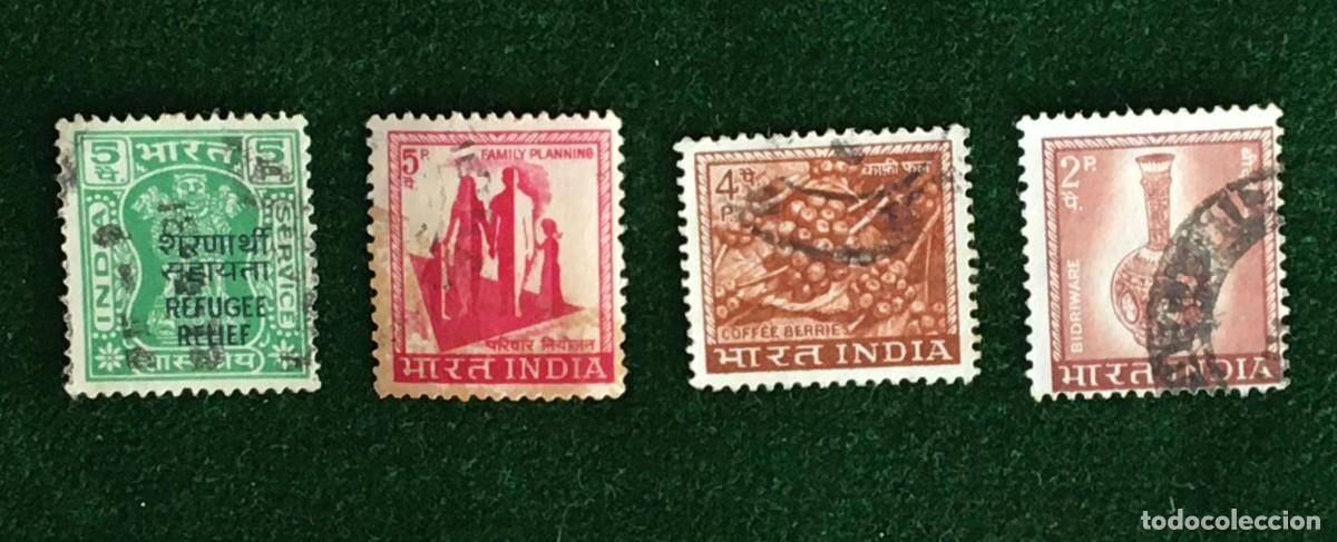 Sellos: Lote de 4 sellos de India - Foto 6