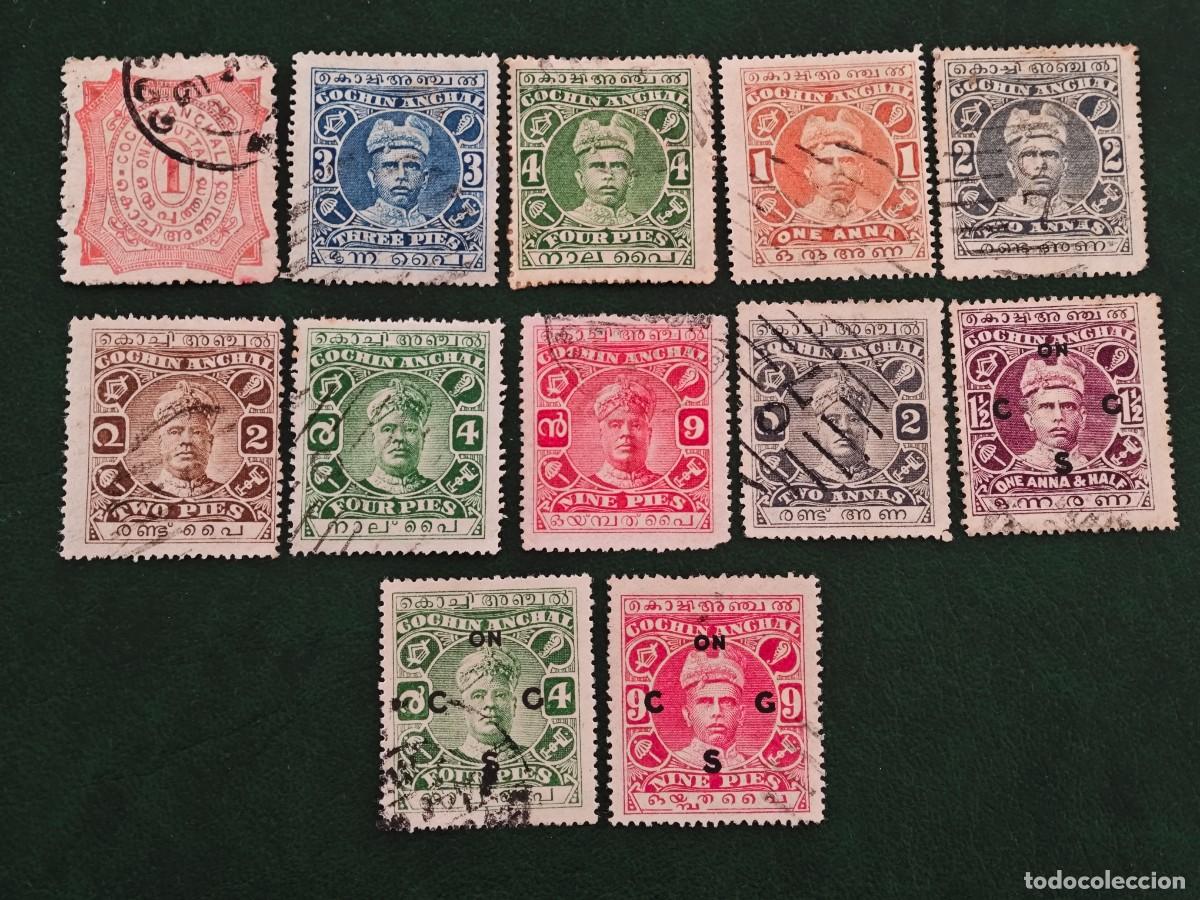Sellos: Sellos de India Cochin - Foto 1