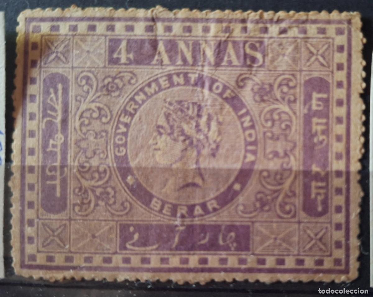 Sellos: INDIA, 1895?, FISCAL. - Foto 1