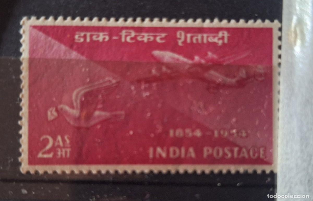 Sellos: INDIA, 1954, CAT.YT. 49. - Foto 1
