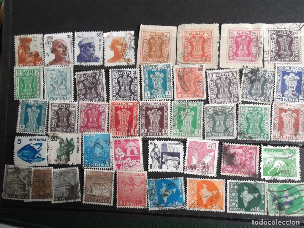 Sellos: India 43 Sellos usados distintos. Ref: e186 - Foto 1