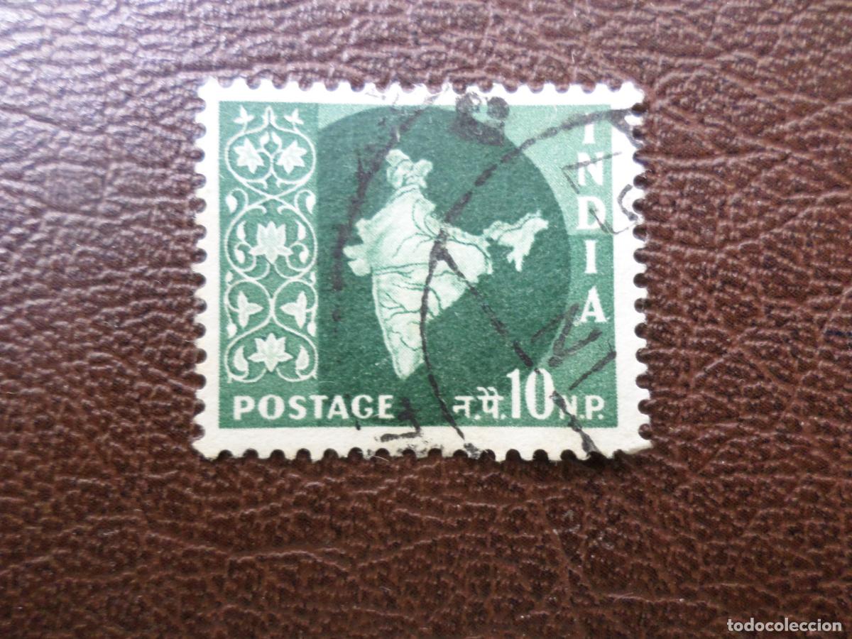 Sellos: *india, 1958, mapa, Yvert 100 - Foto 1