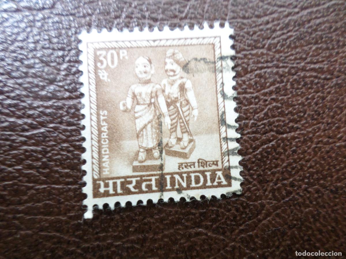 Sellos: *india, 1967, mu&ntilde;ecos, Yvert 227 - Foto 1