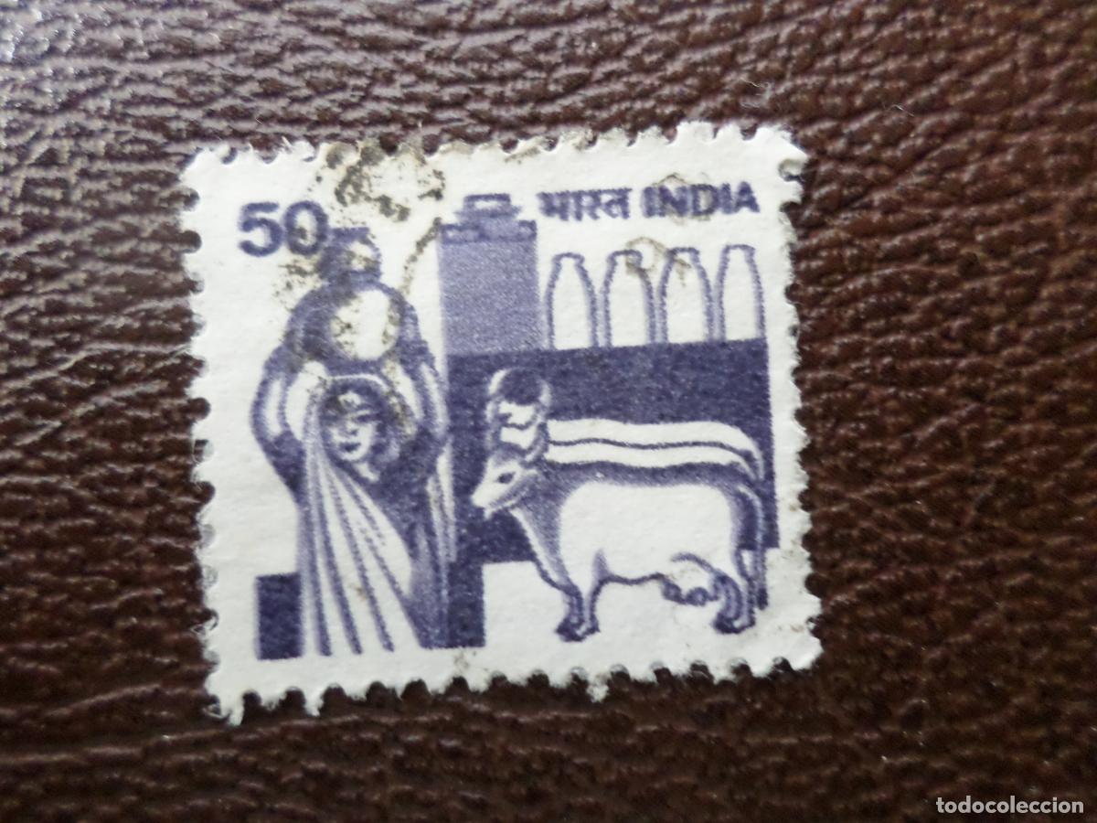 Sellos: *india, 1982, industria lactea, Yvert 699 - Foto 1