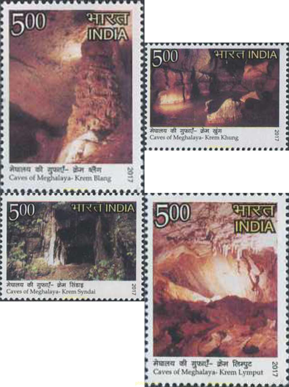 Sellos: 582440 MNH INDIA 2017 CUEVAS - Foto 1