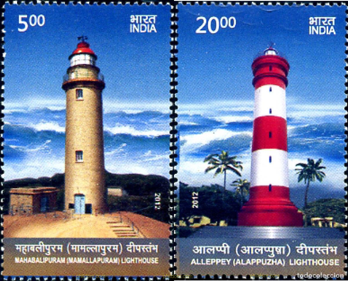 Sellos: 298164 MNH INDIA 2012 FAROS - Foto 1