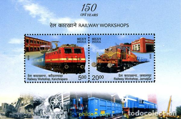 Sellos: 314951 MNH INDIA 2013 FERROCARRIL - Foto 1