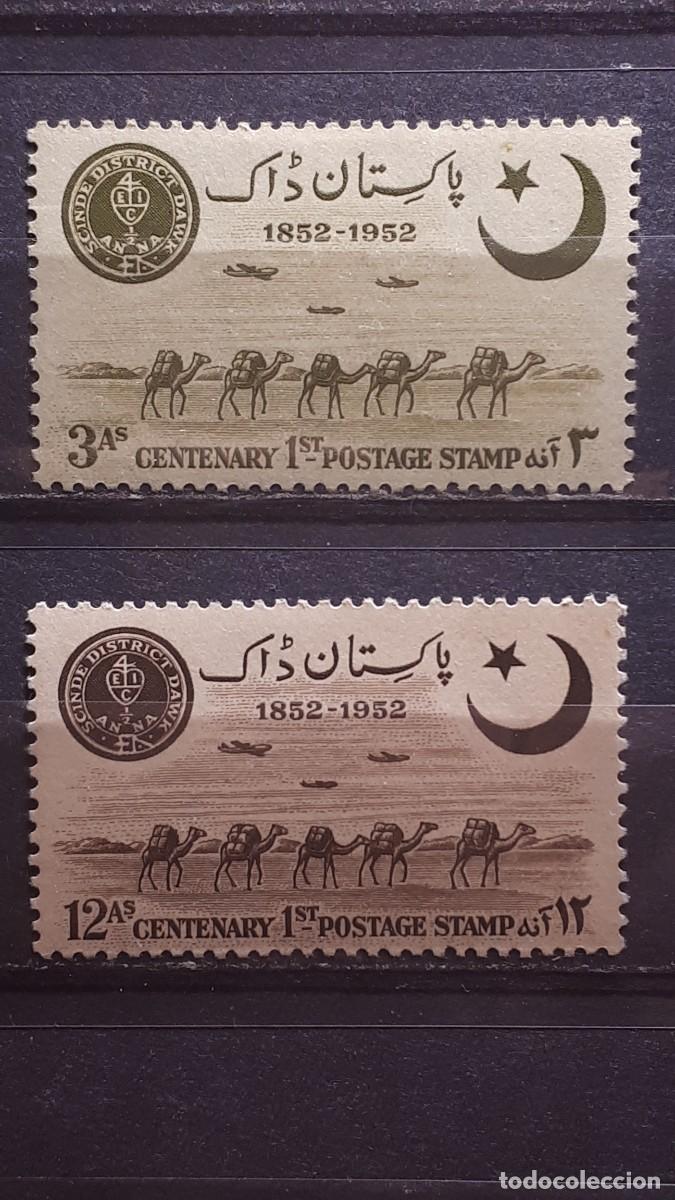 Sellos: PAKIST&Aacute;N . A&Ntilde;O 1952. **. YVERT 63/4 - Foto 1