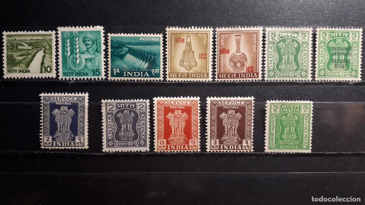 Sellos: INDIA. A&Ntilde;O 1957-82. **. A CATALOGAR - Foto 1