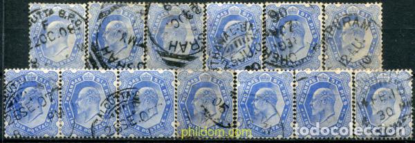 Sellos: 785467 USED INDIA INGLESA 1902 EFIGIE DE EDUARDO VII. INDIA POSTAGE, FILIGRANA ESTRELLA