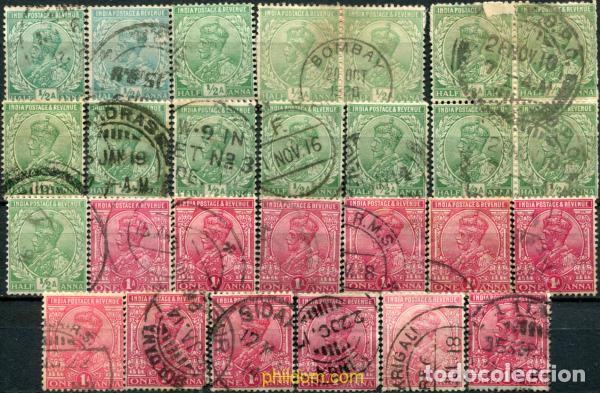 Sellos: 785605 USED INDIA INGLESA 1911 EFIGIE DE GORGE V. FILIGRANA ESTRELLA
