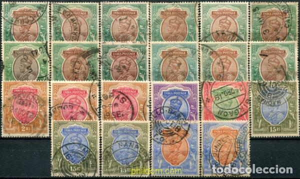 Sellos: 785610 USED INDIA INGLESA 1911 EFIGIE DE GORGE V. FILIGRANA ESTRELLA
