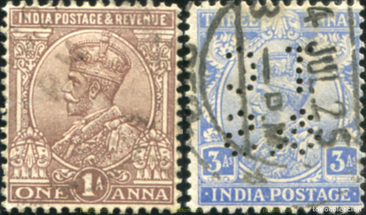 Sellos: 785667 USED INDIA INGLESA 1911 EFIGIE DE GORGE V. FILIGRANA ESTRELLA