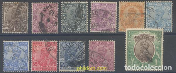 Sellos: 661583 USED INDIA INGLESA 1927 SELLOS DEL 1911-1926. FILIGRANA ESTRELLA MULTIPLE