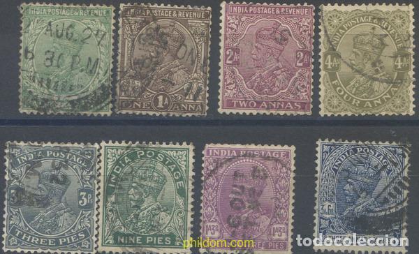 Sellos: 661582 USED INDIA INGLESA 1927 SELLOS DEL 1911-1926. FILIGRANA ESTRELLA MULTIPLE