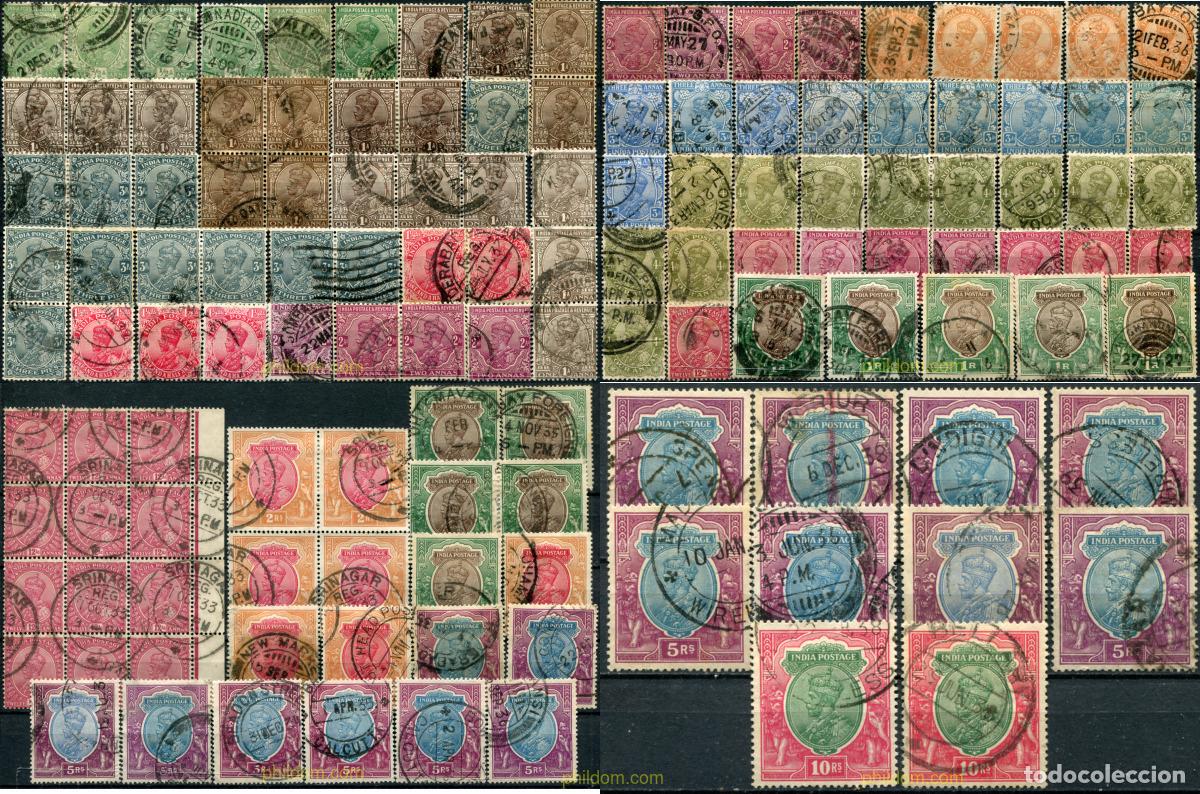 Sellos: 785683 USED INDIA INGLESA 1927 SELLOS DEL 1911-1926. FILIGRANA ESTRELLA MULTIPLE