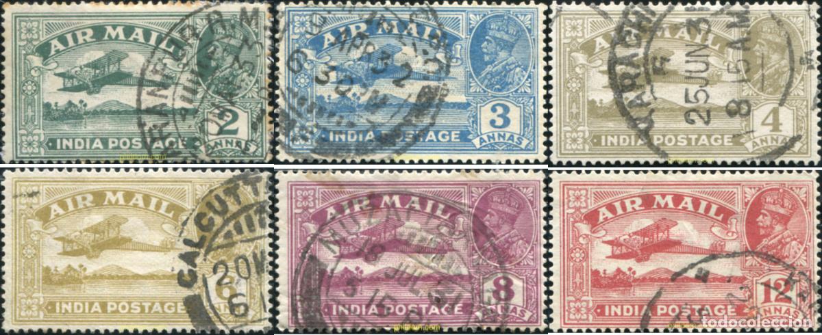 Sellos: 785690 USED INDIA INGLESA 1929 AVION