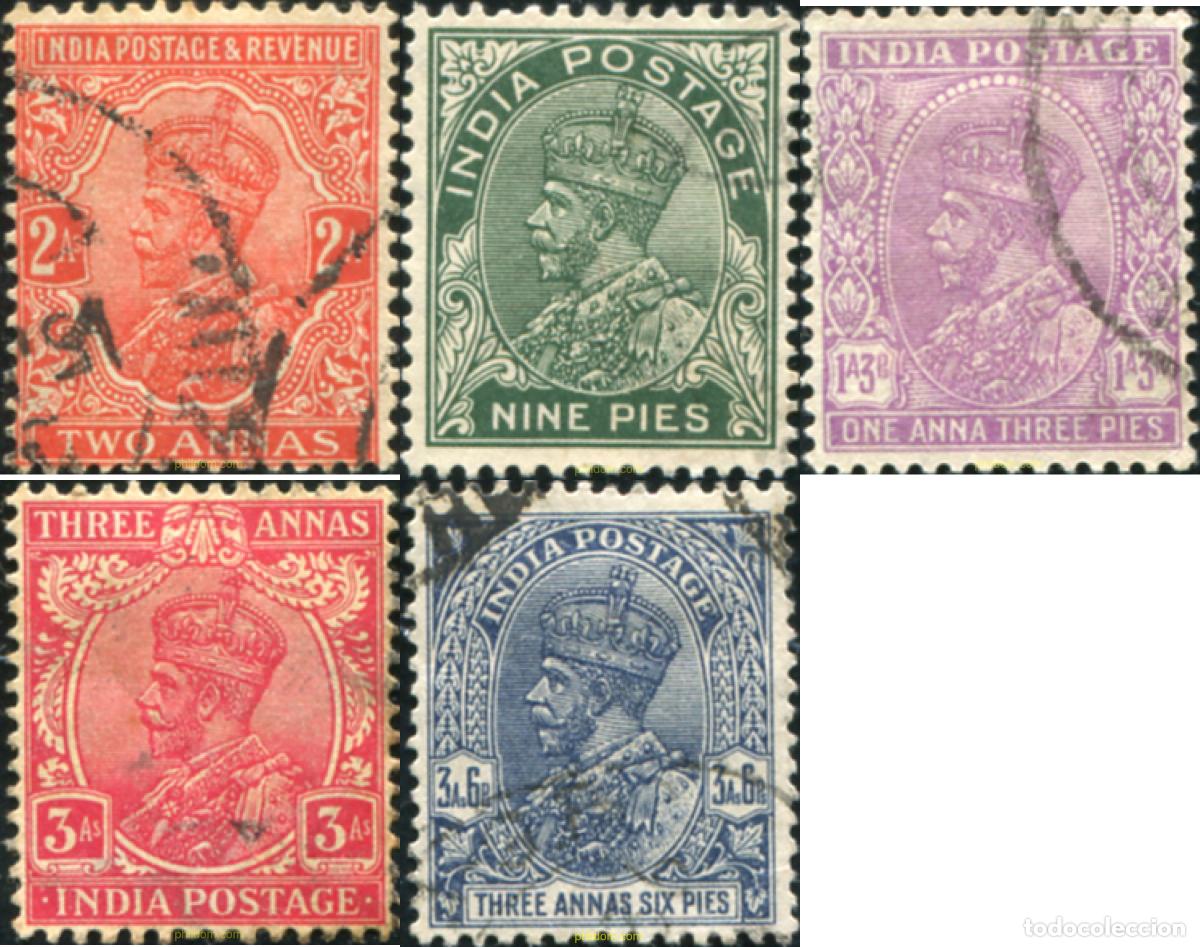 Sellos: 785699 USED INDIA INGLESA 1927 SELLOS DEL 1911-1926. FILIGRANA ESTRELLA MULTIPLE
