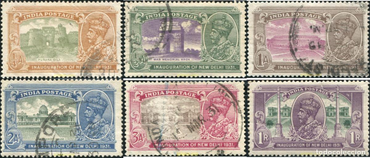 Sellos: 785703 USED INDIA INGLESA 1931 INAGURACION DE NOVA DELHI. EFIGIE DE GEORGE V. FILIGRANA ESTRELLA MU