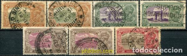 Sellos: 785773 USED INDIA INGLESA 1931 INAGURACION DE NOVA DELHI. EFIGIE DE GEORGE V. FILIGRANA ESTRELLA MU