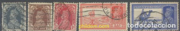 Sellos: 661618 USED INDIA INGLESA 1937 JORGE VI