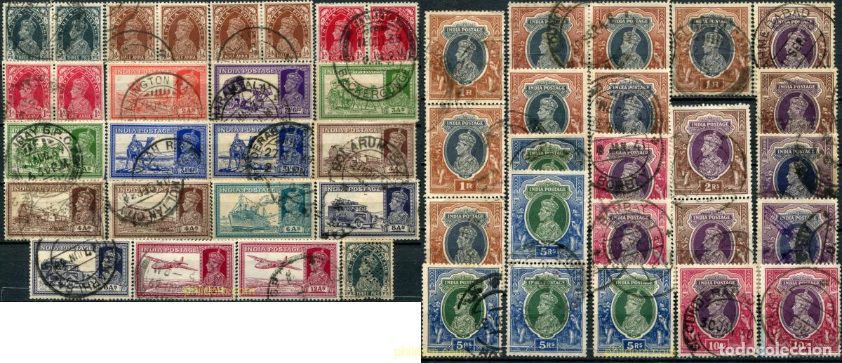 Sellos: 785789 USED INDIA INGLESA 1937 JORGE VI