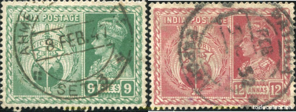 Sellos: 785842 USED INDIA INGLESA 1946 ANIVERSARIO DE LA VICTORIA