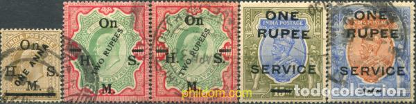 Sellos: 786040 USED INDIA INGLESA 1925 SELLOS DE SERVICIO. SELLOS DEL 1902-12 SOBRECARGADOS