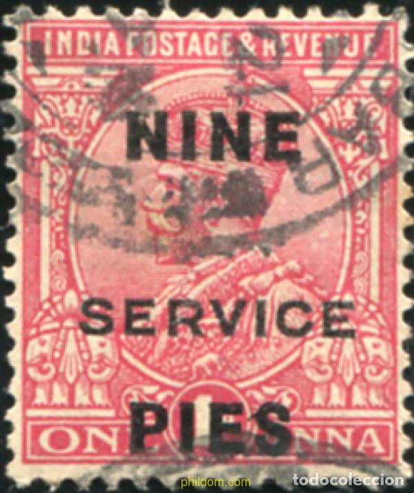 Sellos: 786042 USED INDIA INGLESA 1921 SELLOS DE SERVICIO. SELLOS DEL 1911 SOBRECARGADOS