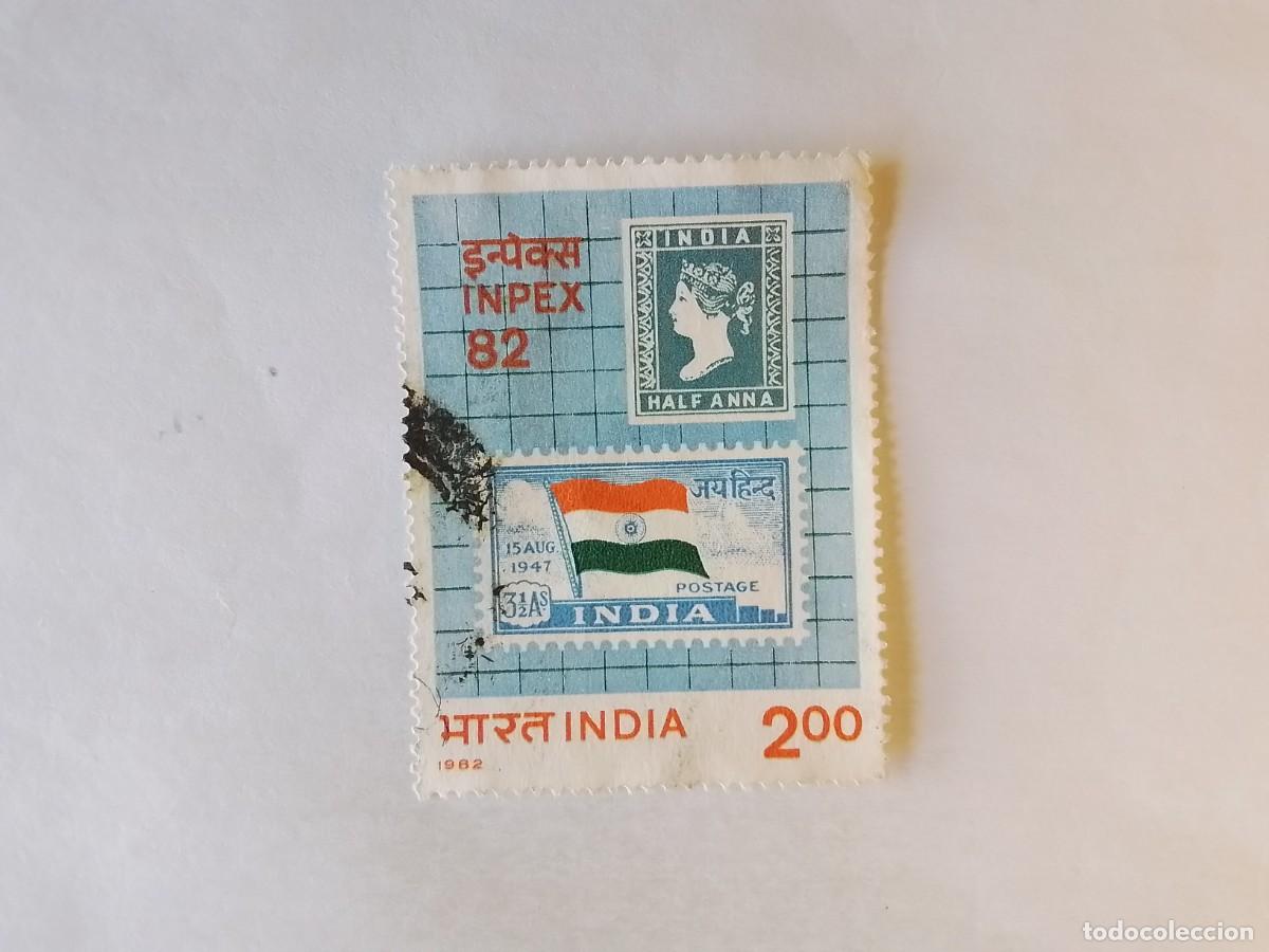 Sellos: A&Ntilde;O 1982 INDIA SELLO USADO