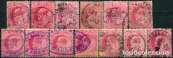 Sellos: 785464 USED INDIA INGLESA 1906 INDIA POSTAGE AND REVENUE
