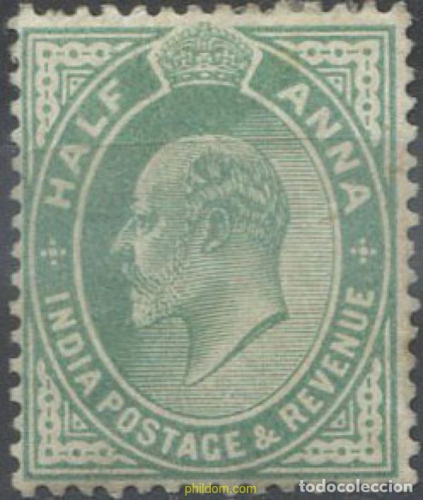 Sellos: 661076 HINGED INDIA INGLESA 1906 INDIA POSTAGE AND REVENUE