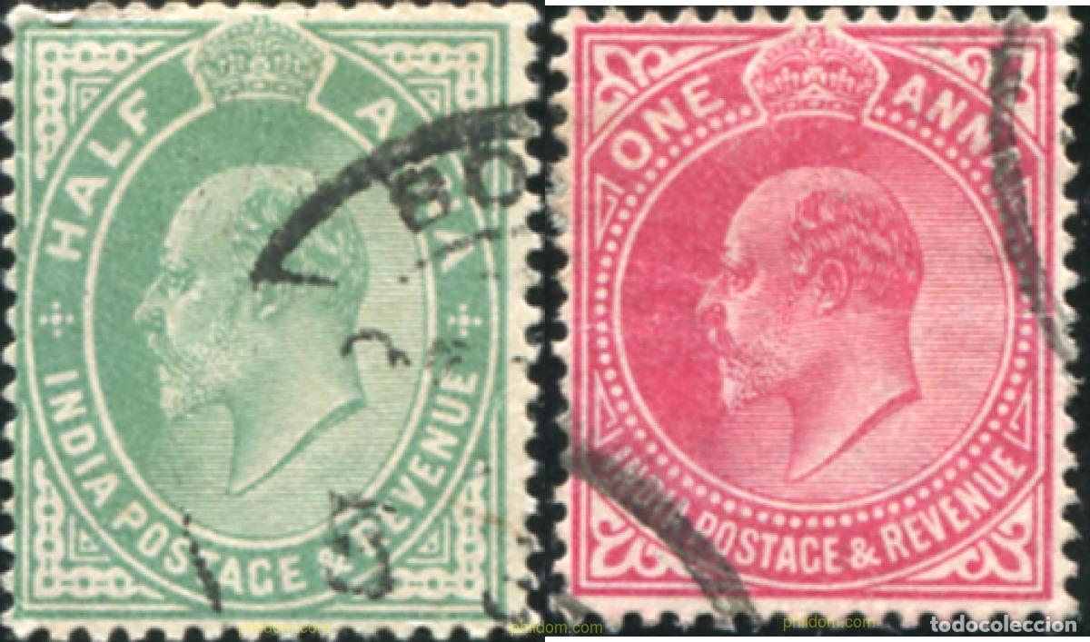 Sellos: 785446 USED INDIA INGLESA 1906 INDIA POSTAGE AND REVENUE