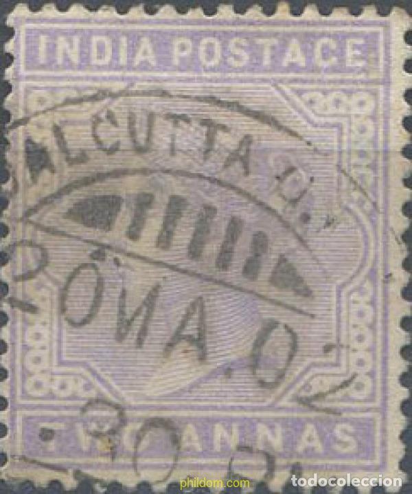 Sellos: 661057 USED INDIA INGLESA 1900 FILIGRANA DE ESTRELLA