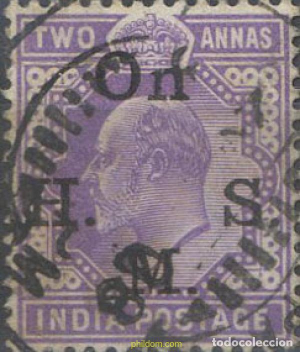 Sellos: 786092 USED INDIA INGLESA 1902 SELLOS DE SERVICIO DEL 1902-9 SOBRECARGA ON.H.M.S