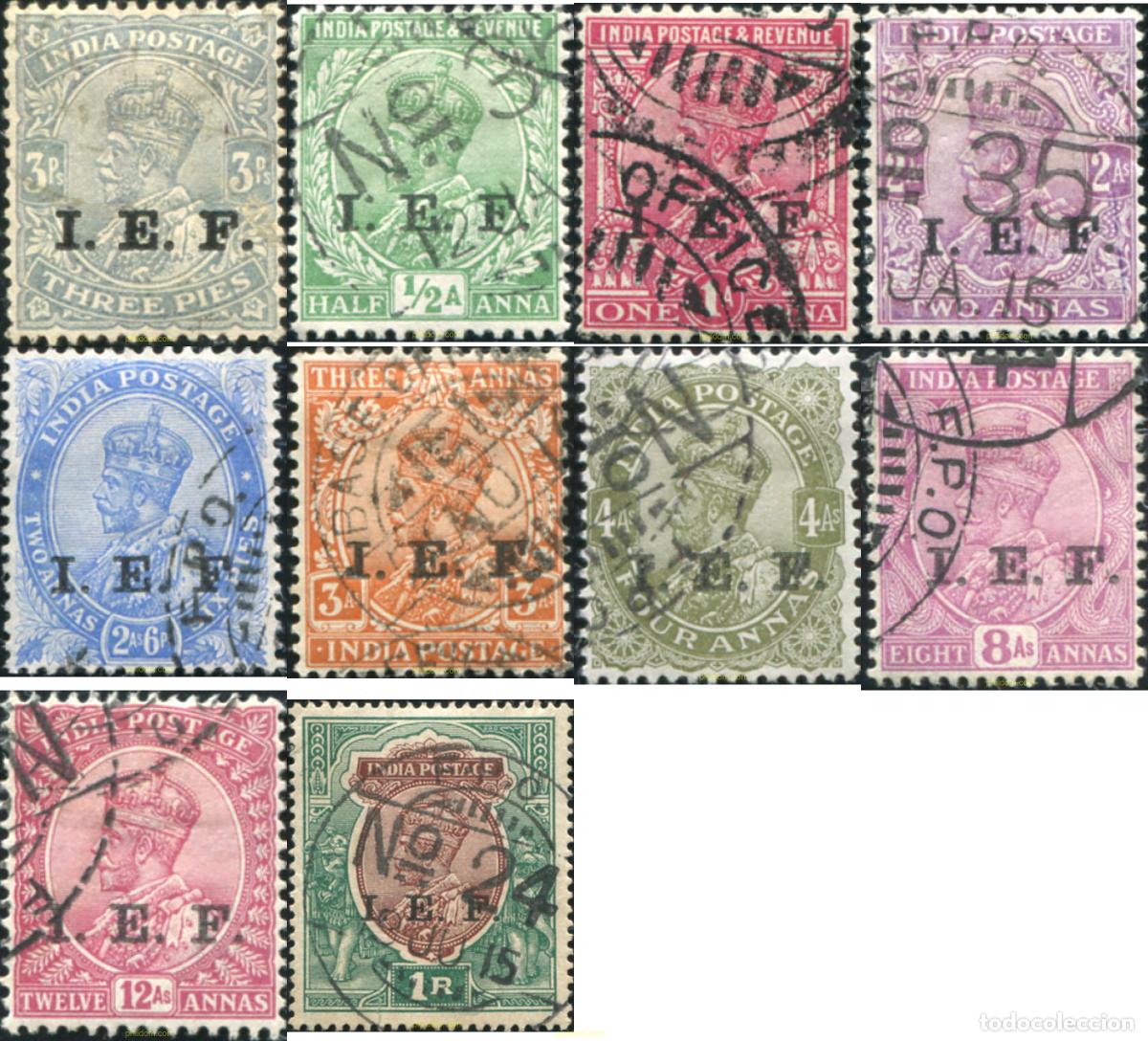 Sellos: 786094 USED INDIA INGLESA 1914 SELLOS DEL 1911 SOBRECARGADOS