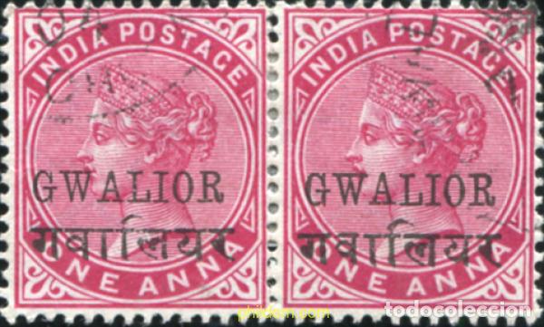 Sellos: 786266 USED GWALIOR 1903 SELLOS DE INDIA INGLESA DE 1892-1900 SOBRECARGADOS