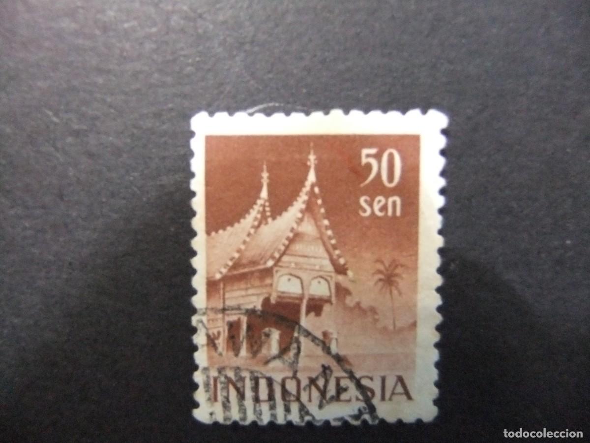 Sellos: 57 INDIA HOLANDESA 1949 / SERIE CORRIENTE / YVERT 358 FU