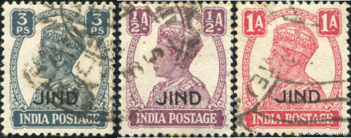Sellos: 786851 USED JHIND 1942 SELLOS DE INDIA INGLESA DE 1939-43 SOBRECARGADOS