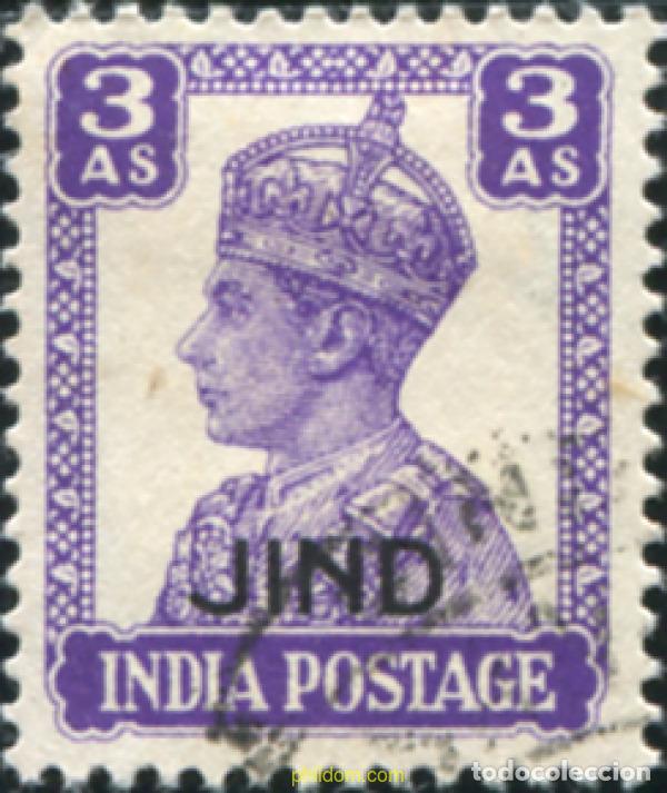 Sellos: 786870 USED JHIND 1942 SELLOS DE INDIA INGLESA DE 1939-43 SOBRECARGADOS