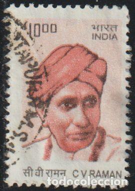Sellos: India 2009 Scott 2284 Sello &ordm; Personajes Chandrasekhara Venkata Raman Fisico Ganador Premio Nobel